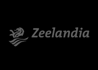Zeelandia logo on a black background.