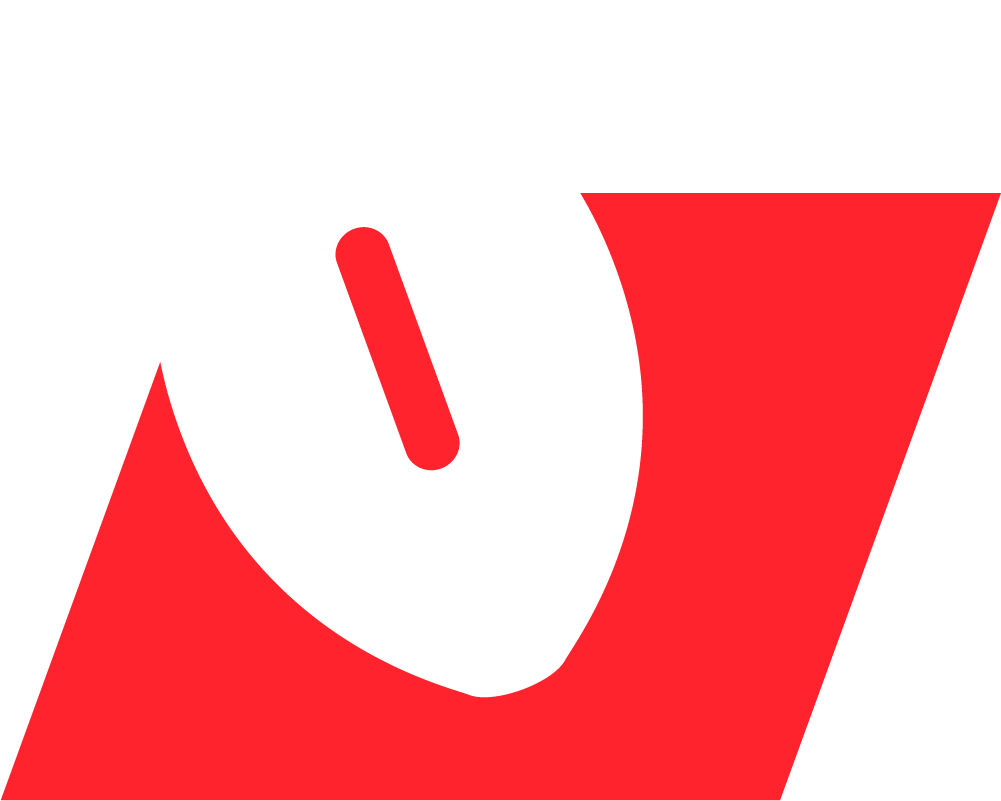 A red and white logo with an o in the middle.
